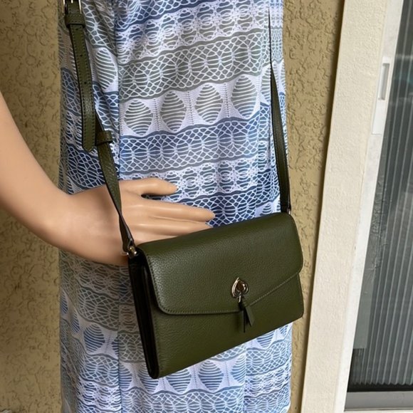 Kate Spade Marti Wallet Crossbody Enchanted Green - Picture 13 of 16